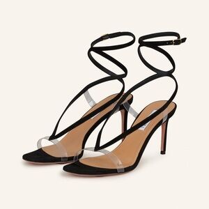Aquazzura 'Illusion Plexi' Sandals Size 39 (New)